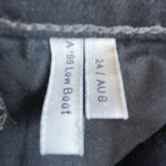 Abrand Jeans Womens 24 Washed Black '99 Low Boot - Picture 8 of 9